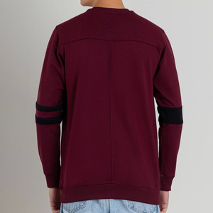 เสื้อสเวตเชิ้ตคอฟลีซคอกลมสำหรับผู้ชายผ้าฝ้ายแขนยาวระบายอากาศได้ดีเป็นมิตรกับสิ่งแวดล้อมปรับแต่งได้คุณภาพสูง - Product Image 3