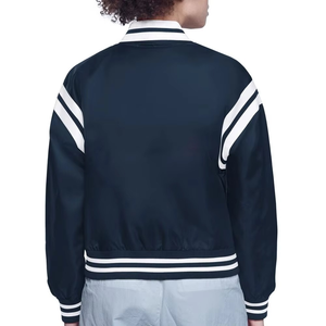 Premium Letterman Jacket Streetwear Poliéster Manga larga Varsity Chaquetas Ropa deportiva Precio de fábrica Chaqueta barata para mujeres - Product Image 2