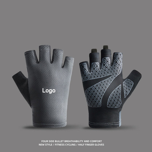 Wholesale Anti UV Cycling Gloves Men and Women's Half Finger <b>Silica</b> Gel Point Anti Slip Gloves for Outdoor Activities - Product Image 3