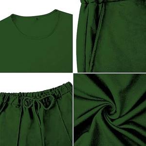 Vente en gros de vêtements d'été nouvel arrivage d'ensemble pour hommes de t-shirts à manches courtes et de shorts de couleur unie vêtements pour hommes ensembles pour hommes - Product Image 5