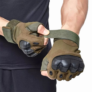Gants de cycle de sport en cuir de bronzage de qualité supérieure Protection des mains pour le cyclisme Moto équitation course gants premium en gros - Product Image 5