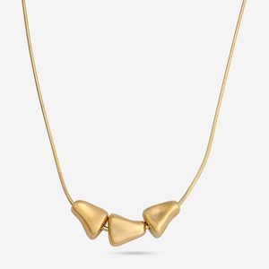Collier tendance en forme de cœur et de chiffres 189369, type chaînes perlées - Product Image 2