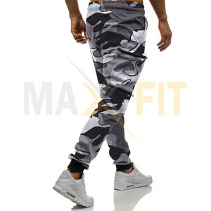 Joggers de hombre de alta calidad con cierre de cintura elástica logotipo personalizado impresión algodón Jogger pantalones sublimación Top estilo Casual - Product Image 5