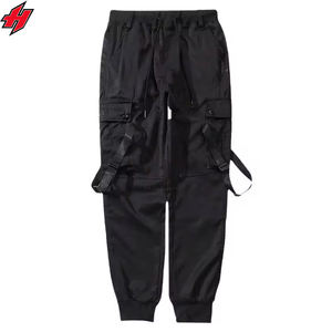 Techwear กางเกงคาร์โก้ผู้ชาย, กางเกงฮาราจูกุฮิปฮอปสตรีทแวร์กางเกงวอร์มเอวยางยืดกางเกงเทคโนโลยีไซเบอร์พังค์ - Product Image 6