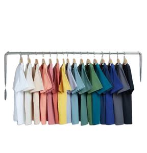 270GMS Venta al por mayor de alta calidad Nuevo diseño 100% algodón Hombres manga corta Unisex O-cuello Casual camisetas camiseta - Product Image 2