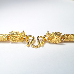 Collar de Plata Chapado en Oro Amarillo de 6 mm de Alta Calidad Directo de Fábrica, 60 cm, para Hombre y Mujer, Duradero, 24K, 18K, 14K, Gargantillas Clásicas, Regalo - Product Image 5
