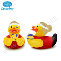 Cadeau promotionnel Jouet de sport personnalisé Pickleball Canard en caoutchouc