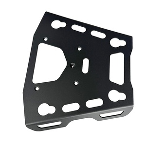 Base Portapacchi Posteriore Moto per Bauletto <span class=keywords><strong>Royal</strong></span> <span class=keywords><strong>Enfield</strong></span> Himalayan 450 - Piastra di Supporto Modificata OEM - Product Image 2