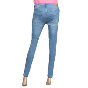 Pantalon en jean pour femme - Bleu clair - Product Image 5
