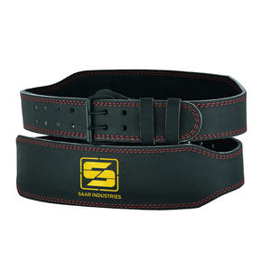 Venta caliente personalizado de cuero de vaca cinturón de entrenamiento de gimnasio cómodo protector de levantamiento de pesas Fitness logotipo más demandado - Product Image 5