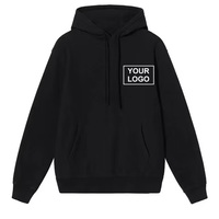 Personnalisé Français 100% Coton Terry Hoodies Surdimensionné Hommes À Capuche Broderie Épais Lourd 450 GSM Hommes Blank Hoodies & Sweatshirts