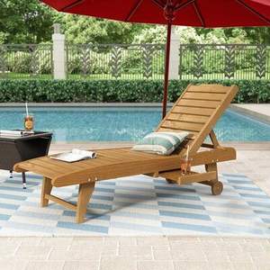 Chaise longue en teck fabriquée en Indonésie - Product Image 2