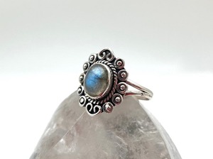 Handmade Silver Boho Style <b>Ring</b> Jewelry 925 Sterling Silver <b>Labradorite</b> Gemstone Trending <b>Ring</b> Jewelry For Women Gift For Her - Product Image 3