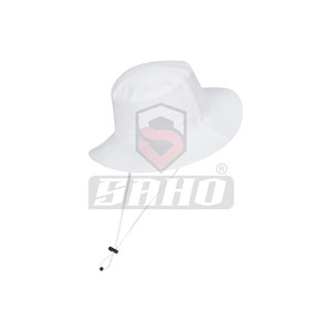 Top bán 2025 giá rẻ có thể gập lại chất lượng lớn Vành đồng bằng Boonie hat bông tùy chỉnh xô mũ với chuỗi - Product Image 3