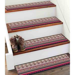 Ethnic Pattern Printed Rug: Modern Kilim Design for Stair Decor,Goblen - Product Image 1