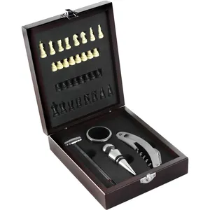 Set Vino Personalizzato Rene con 4 Accessori, Regalo Aziendale Gadget - Product Image 1