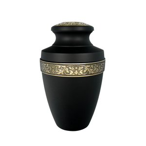 Urne à cendres personnalisée pour adultes Pot de crémation en métal de qualité grossiste de fournitures funéraires de qualité exporté en Inde - Product Image 4