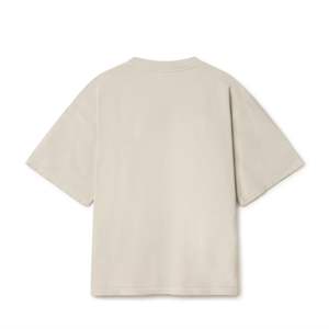 Camiseta personalizada de algodón 100% para hombre, cuello redondo de gran tamaño en blanco informal de peso pesado para impresión personalizada y marca - Product Image 2