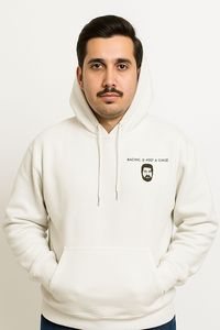 Sweat-shirt à capuche unisexe 100% coton personnalisé avec étiquette privée imprimé en silicone pour homme - Product Image 4