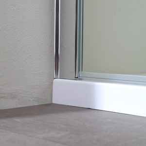 Porta Doccia Walk-In in Vetro Trasparente da 8 mm con Box da 120 cm - Product Image 6