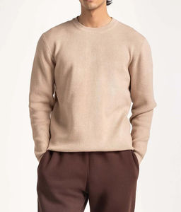 Sudadera Gris para Hombre, Sudadera Gruesa con Cuello Redondo para Hombre, Sudadera Estampada para Hombre, Camisas de Manga Larga, 100% Algodón, Hecho en Pakistán - Product Image 6