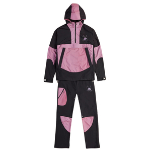 Conjunto deportivo cortavientos para hombre, transpirable, de secado rápido, chaqueta y pantalón para gimnasio, correr y fitness. - Product Image 5