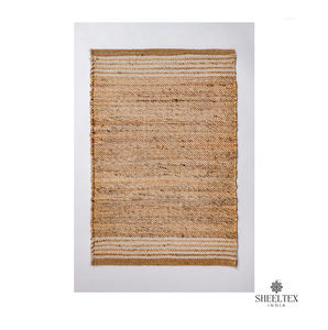 Alfombra de yute hecha a mano ecológica, Alfombra de sala de estar de tamaño personalizado grande, lavable de Color personalizado moderno para uso doméstico, exportación directa - Product Image 6