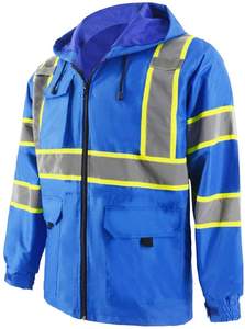 Chaqueta de Seguridad Reflectante para Hombre OEM ODM, Transpirable, Impermeable, Talla Grande, Alta Visibilidad, Antiestática, con Capucha, Precio de Mayoreo - Product Image 2
