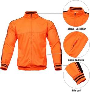 Men's Winter Solid Printed Rhinestone Track Suits 2-Piece Set Lightweight Sporty Jogging Sweat Outfits - Product Image 3