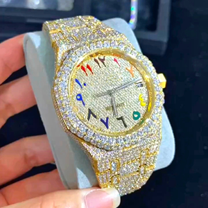 Venta al por mayor de relojes de lujo Moissanite | VVS Iced Out Skeleton Presidential Diamond Tester - Product Image 2