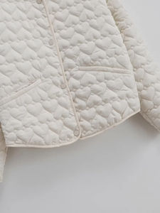 Veste matelassée d'hiver pour femmes |   Polyester/Nylon léger avec garniture en fourrure |   Vêtements d'extérieur décontractés imperméables, coupe-vent et chauds - Product Image 6