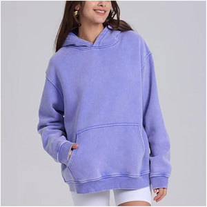 Sweat à capuche femme Qualité personnalisée Nouvel hiver Lavage à l'acide Pull à capuche quantité minimale de commande bas Sweat à capuche imprimé homme - Product Image 5