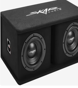 Caisse de subwoofer ventilée de qualité supérieure, nouvelle, audio double 8 pouces, 1400W, série SDR |   SDR-2X8D4 - Product Image 4