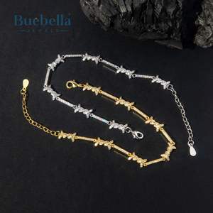 Hip Hop 6mm VVS Moissanite Iced Thron Bracelet <b>for</b> <b>Men</b> 14k White Gold 925 Sterling Silver Moissanite Bracelets <b>Bangles</b> - Product Image 6