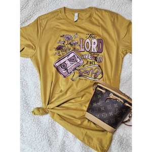 T-shirt grande taille pour femme A25pen, « Le Seigneur est ma force » - Product Image 1