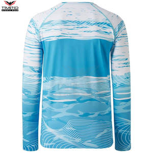 Camisetas de manga larga con cuello redondo para hombre, camisas de sublimación cómodas y de secado rápido para exteriores para adultos - Product Image 2