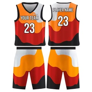 Todos los equipos American Basketball Jersey Stock Ropa deportiva Uniforme con técnicas impresas y diseño cosido bordado - Product Image 5