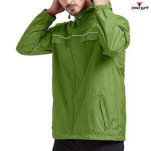 แจ็คเก็ตกันลมกันน้ำน้ำหนักเบาบุผ้าขนแกะเสื้อแจ็คเก็ตกันฝนออกแบบได้ตามต้องการ - Product Image 3