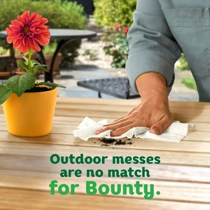 Serviettes en papier Bounty Select-a-Size, 12 rouleaux doubles, blanc - Product Image 3