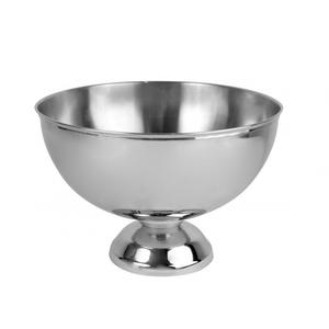 Metallic Silver Champagne <b>Ice</b> Bowls With Base Round Shape Wine Cooler for Beer Soft <b>Drink</b> Hotels Party Barware Use - Product Image 2