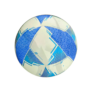 Balón de Fútbol de Material PU, Tamaño de Balón de Fútbol, Impresión de Logotipo Personalizado, Balón de Fútbol Deportivo Pakistaní de Cuero PU Nuevo - Product Image 2