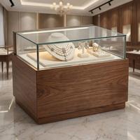 Vitrine de luxe pour bijoux, présentoir en verre pour bijouterie, vitrine professionnelle pour comptoir de magasin de détail
