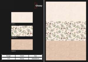 Azulejos cerámicos para pared interior de 300x600 mm, para baño y cocina, acabado brillante, mate, con efecto de azúcar tallado, diseño de pared interior de lujo. - Product Image 5