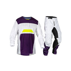 Cómodo transpirable OEM personalizado Motocross Racing Jersey superventas traje de entrenamiento a prueba de viento con diseño impreso - Product Image 2