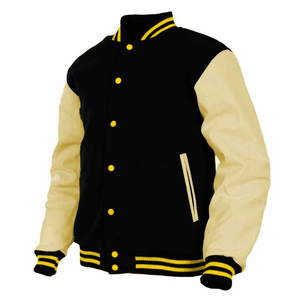 Wholesale Custom Men's Winter Varsity <b>Jacket</b> with Front Logo Embroidery Customized Color & Design High Quality - Product Image 2