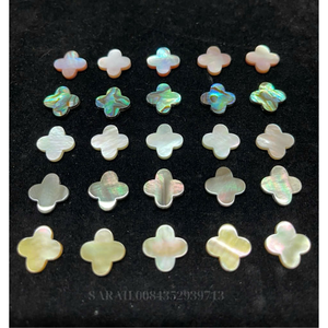 ไม้ม็อบหลวมแผ่นเปลือกหอยมุกสีขาว/เหลือง/ดำขนาด13x18มม., 15x20มม., 18X25มม., 20x30มม., 25x35mm - Product Image 2