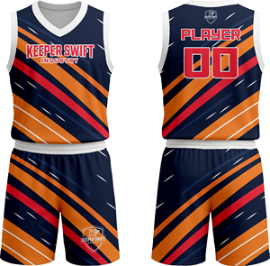 Uniforme de basket-ball fabriqué au Pakistan, maillot d'équipe et short de sublimation, couleur personnalisée, uniforme de basket-ball - Product Image 1