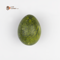 Pierre d'œuf de serpentin culbutée/fait main/ARTISAN/artisanat/artisanat en pierre/artisanat/TEMPLE/bonheur/méditation/énergie