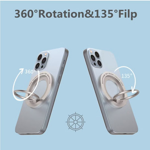 Soporte de anillo de teléfono magnético mejorado 2025 para <span class=keywords><strong>MagSafe</strong></span>, soporte de agarre de teléfono celular magnético soporte de anillo de dedo - Product Image 5