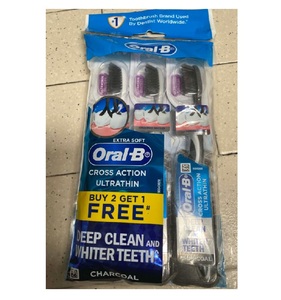 Brosse à dents Oral B Cross Action UltraThin Charcoal Pack de 3x6 feuilles x 16 Total 288 pièces à vendre à bas prix - Product Image 3